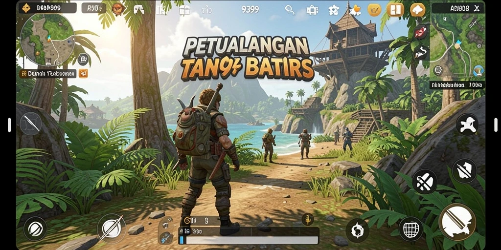 Tampilan menarik dari gameplay Open World di 9399.