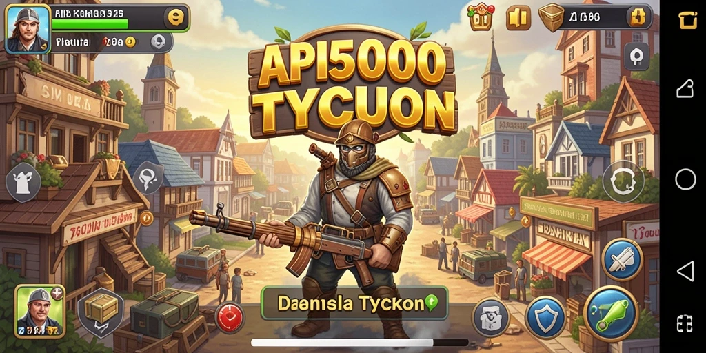 Gameplay seru yang menampilkan simulasi bisnis di API5000.