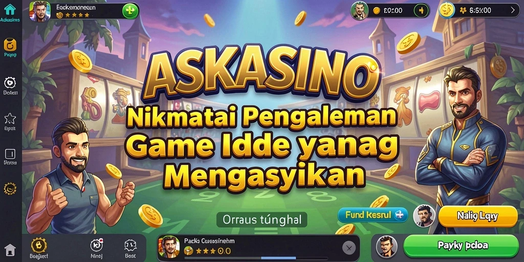 Tampilan gameplay ASKASINO yang menarik dan memikat.
