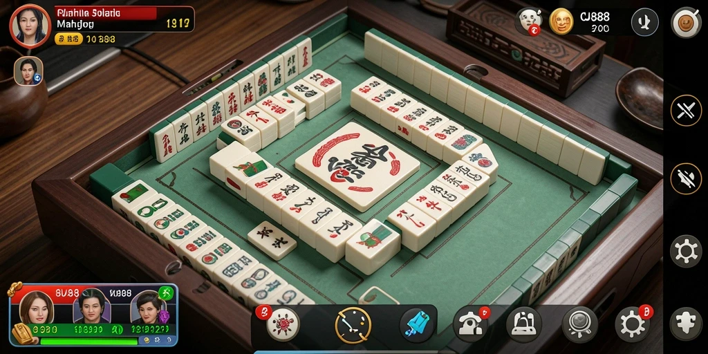 Gameplay <strong>CU888</strong> yang menarik dan menantang dalam Mahjong.