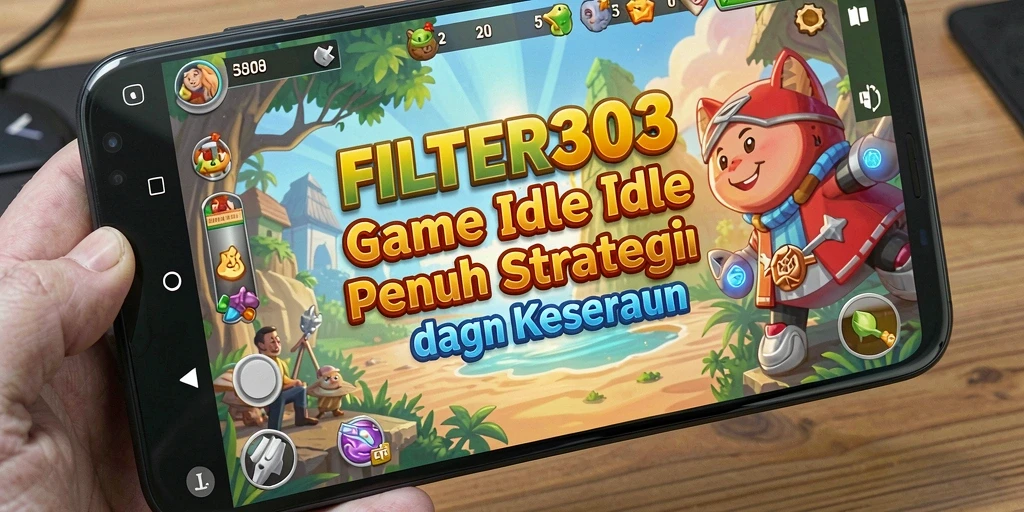 Tangkapan layar utama menunjukkan gameplay santai FILTER303.
