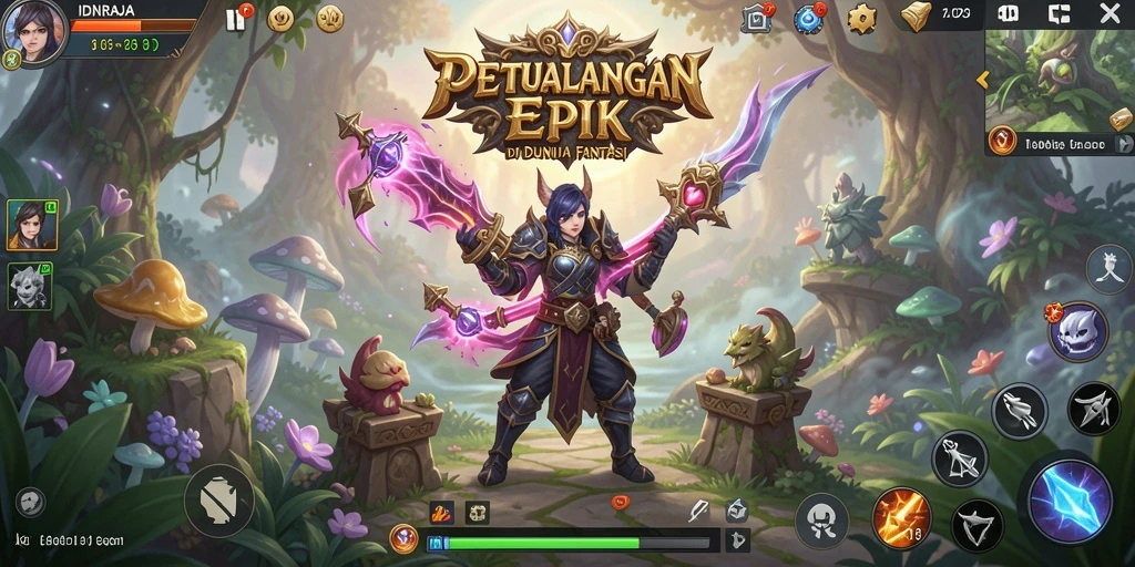 Gameplay menantang dan cerita menarik di IDNRAJA.