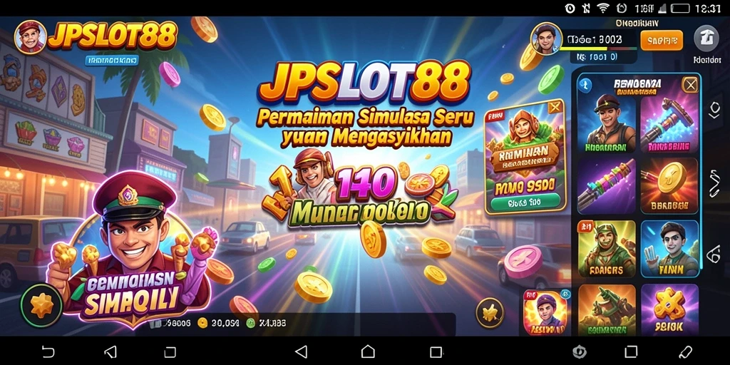 Tampilan gameplay JPSLOT88 yang menegangkan dan interaktif.