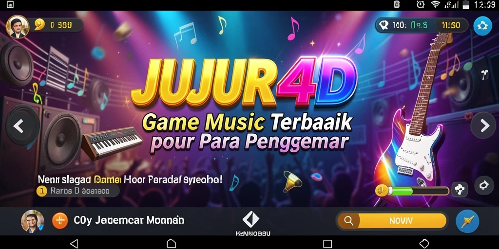 Screenshot gameplay <strong>JUJUR4D</strong> yang menunjukkan interaksi musikal yang seru.