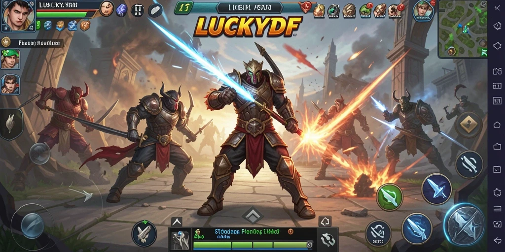 Gameplay seru dan strategi mendebarkan di LUCKYDF.