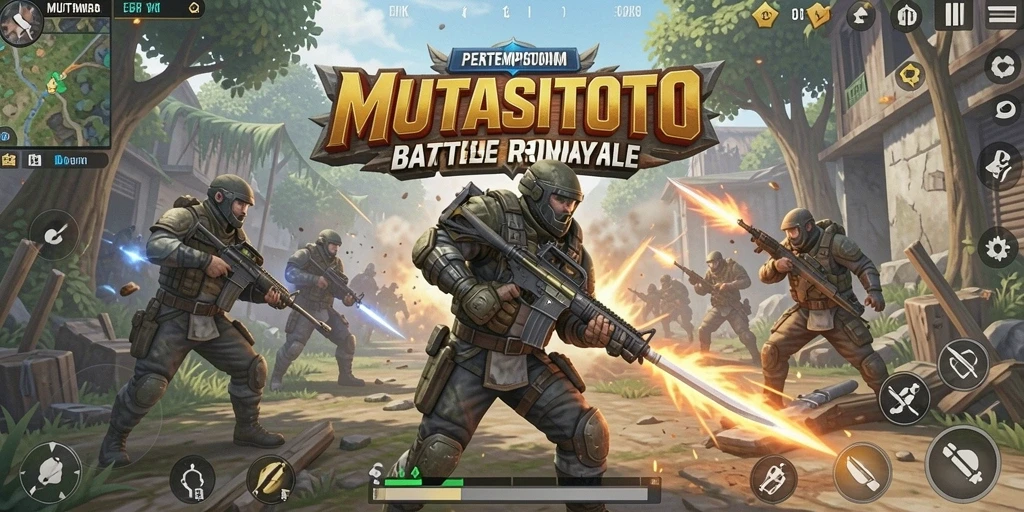 Screenshot dari gameplay mendebarkan di MUTASITOTO