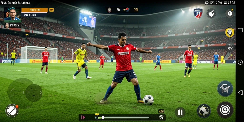 Tangkapan layar gameplay PP88 menampilkan momen menegangkan di lapangan.