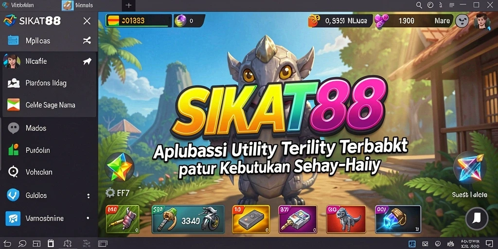Tampilan antarmuka SIKAT88 yang modern dan intuitif.