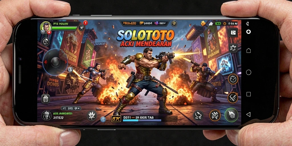 Gambaran gameplay intens SOLOTOTO yang mendebarkan.