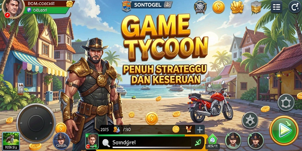 Tangkapan layar utama SONTOGEL menunjukkan gameplay yang seru dan menarik.