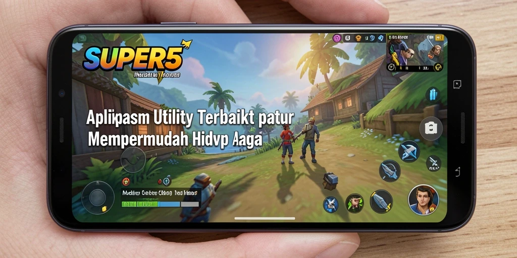 Tampilan antarmuka pengguna SUPER5 yang ramah dan intuitif.