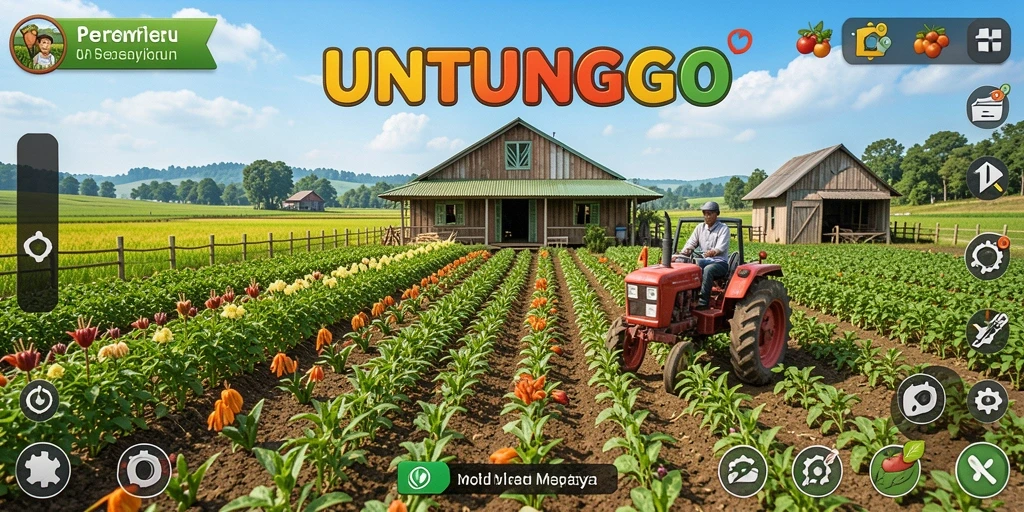 Gameplay seru di dunia pertanian UNTUNGGO.