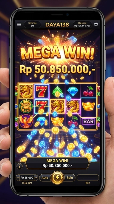 Screenshot antarmuka pengguna aplikasi daya138.